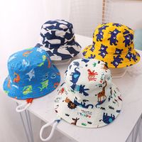 Girl's Simple Style Classic Style Color Block Printing Bucket Hat main image 5