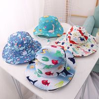 Girl's Simple Style Classic Style Color Block Printing Bucket Hat main image 1