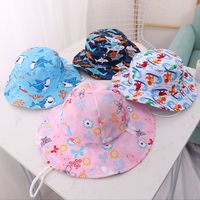 Girl's Simple Style Classic Style Color Block Printing Bucket Hat main image 2