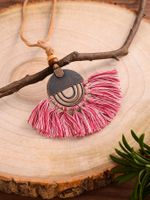 Retro Bohemian Feather Flower Pu Leather Alloy Women's Necklace main image 4