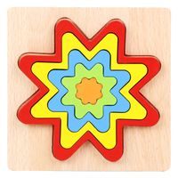 Rätsel Kleinkind (3-6 Jahre) Quadrat Stern Holz Spielzeug sku image 1