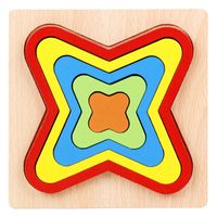 Rätsel Kleinkind (3-6 Jahre) Quadrat Stern Holz Spielzeug sku image 6