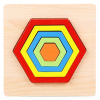 Rätsel Kleinkind (3-6 Jahre) Quadrat Stern Holz Spielzeug sku image 4