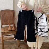 Casual Solid Color Cotton Pants & Leggings main image 1