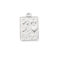 Simple Style Shamrock Heart Shape Unicorn Stainless Steel Plating Jewelry Accessories sku image 1