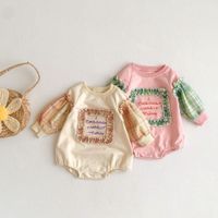 Classic Style Color Block Cotton Baby Rompers main image 1