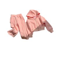 Pastoral Solid Color Cotton Girls Clothing Sets main image 2
