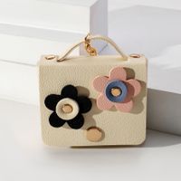 Cartoon Style Flower Pu Leather Women's Bag Pendant Keychain main image 1