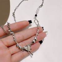 Sweet Classic Style Heart Shape Alloy Wholesale Pendant Necklace sku image 2