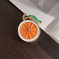 Simple Style Fruit Alloy Plating Women's Brooches main image 4