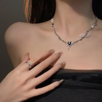 Sweet Classic Style Heart Shape Alloy Wholesale Pendant Necklace main image 4