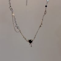 Sweet Classic Style Heart Shape Alloy Wholesale Pendant Necklace main image 3