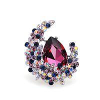 Lady Moon Alloy Inlay Artificial Gemstones Women's Brooches main image 2