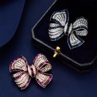 Lady Bow Knot Alloy Inlay Artificial Pearls Women's Brooches main image 5
