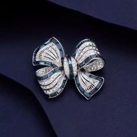 Lady Bow Knot Alloy Inlay Artificial Pearls Women's Brooches main image 1