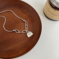 Simple Style Solid Color Copper Pendant Necklace main image 6