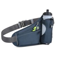 Unisex Classic Style Solid Color Nylon Waterproof Waist Bags sku image 4