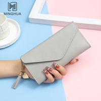 Black Red Pink Pu Leather Solid Color Square Clutches sku image 4
