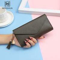 Black Red Pink Pu Leather Solid Color Square Clutches sku image 7