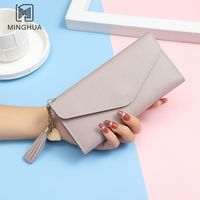 Black Red Pink Pu Leather Solid Color Square Clutches sku image 5