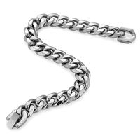 Hip-hop Geometric Titanium Steel Polishing Men's Bracelets main image 3