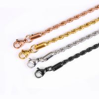 1 Piece Hip-hop Geometric Stainless Steel Plating Chain Jewelry Accessories main image 3