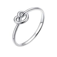 Simple Style Heart Shape Titanium Steel Rings main image 2
