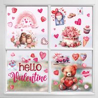 Chinoiserie Cute Heart Shape Plastic Wall Sticker Wall Art main image 4