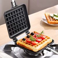 Casual Solid Color Aluminium Alloy Waffle Mold Baking Mold 1 Piece main image 1