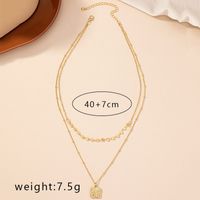 Ig Style Commute Korean Style Quadrilateral Alloy Plating Women's Pendant Necklace main image 5