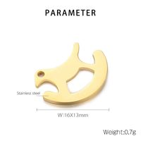 Simple Style Dog Stainless Steel Plating Jewelry Accessories sku image 2