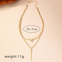 Ig Style Retro Streetwear Cross Lines Alloy Plating Inlay Rhinestones Women's Pendant Necklace sku image 1