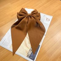 Women's Elegant Lady Solid Color Bow Knot Cloth Hair Clip sku image 15