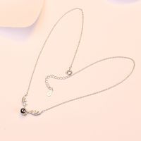 Simple Style Commute Solid Color Copper Inlay Zircon Pendant Necklace main image 5