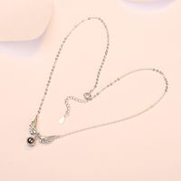 Simple Style Printing Copper Inlay Zircon Pendant Necklace main image 5