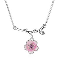 Simple Style Flower Copper Plating Gold Plated Pendant Necklace main image 6