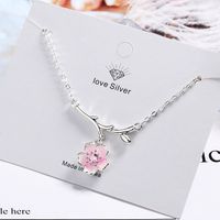 Simple Style Flower Copper Plating Gold Plated Pendant Necklace main image 3