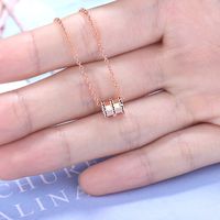 Simple Style Geometric Copper Plating Gold Plated Pendant Necklace sku image 2