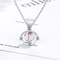 Simple Style Commute Star Copper Inlay Zircon Pendant Necklace main image 3