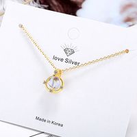 Simple Style Commute Star Copper Inlay Zircon Pendant Necklace main image 4