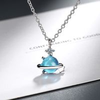 De Base Star Le Cuivre Incruster Zircon Pendentif main image 7