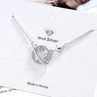 Simple Style Star Copper Inlay Zircon Pendant Necklace main image 1