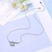 Simple Style Star Copper Inlay Zircon Pendant Necklace main image 4