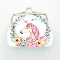 Femmes Licorne Faux Cuir Boucle Portefeuilles main image 6