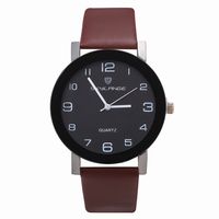 Casual Solid Color Buckle Quartz Men's Watches main image 2