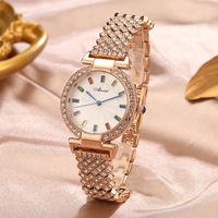 Shiny Solid Color Jewelry Buckle Quartz Women's Watches main image 6