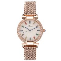 Shiny Solid Color Jewelry Buckle Quartz Women's Watches main image 4