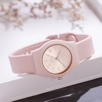 Casual Solid Color Buckle Quartz Kids Watches main image 5