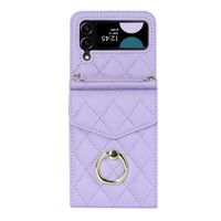 Novelty Solid Color Pu Leather  Phone Cases sku image 3