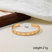 Simple Style Classic Style Flower Alloy Women's Bangle main image 5